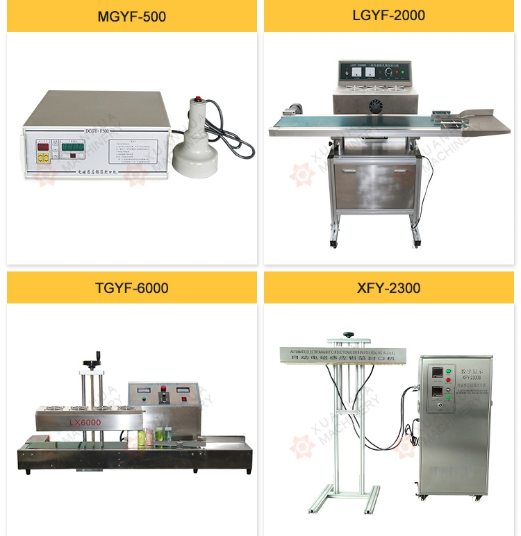 Automatic Continuous Plastic Bottle Heat Sealing Electromagnetic Induction Aluminum Foil Sealing Machine