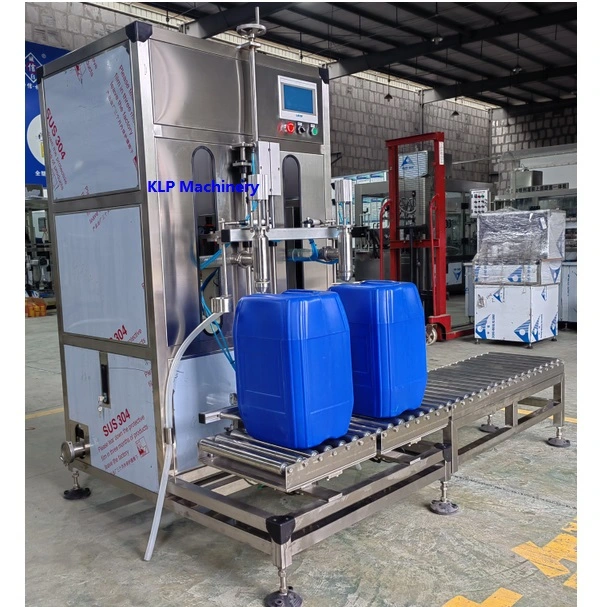 Anti Corrosive Semi Automatic 20 Litre Acid Alkali Chemical Liquid Weigh Dosing Filling Machine