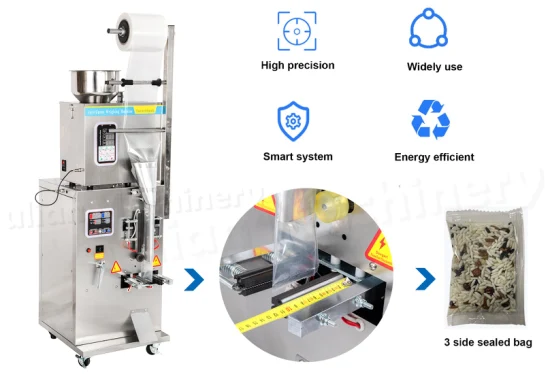 Fzl-100 Vertical Food Snack Beans Grain Rice Nuts Peanut Sugar Beans Salt Granule Coffee Volumetric Filling Packaging Wrapping Packing Sealing Machine