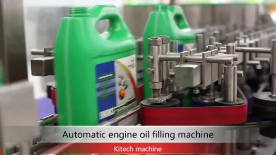 Kitech Automatic Multifunctional Lubricating Oil Gravity Liquid Filling Packing Machine