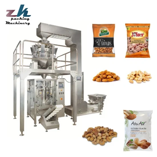 Automatic Multi-Head Scale Doypack Standup Bag Coffee Powder Granule Pouch Weigh Filling Machine