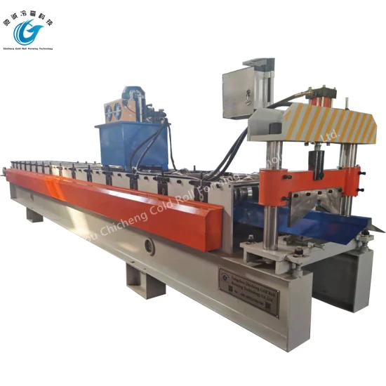 China Manufacture Cap Metal Roof Cold Ridge Tile Pressing Machine