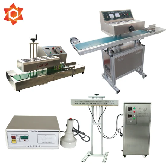 Automatic Continuous Plastic Bottle Heat Sealing Electromagnetic Induction Aluminum Foil Sealing Machine