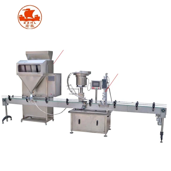 Semi Automatic Granule Nuts Beans Rice Grain Weigh Filling Machine